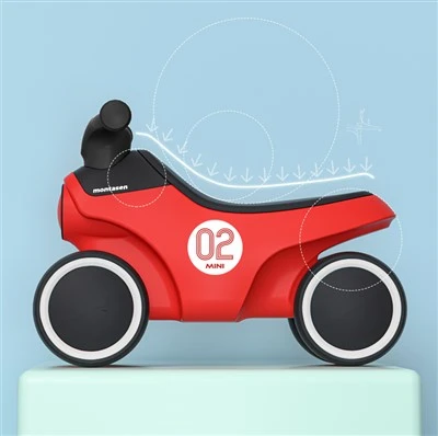 Kinderen rijden-op speelgoed